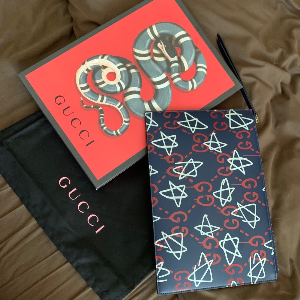 Gucci ghost pouch